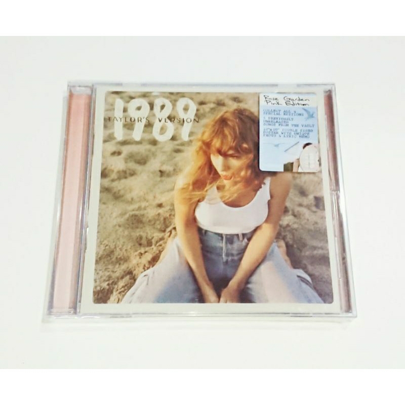 CD​ ซีดี​เพลง​ Taylor Swift​ : 1989​ (Taylor's version) Rose Garden Pink Deluxe Poster Edition