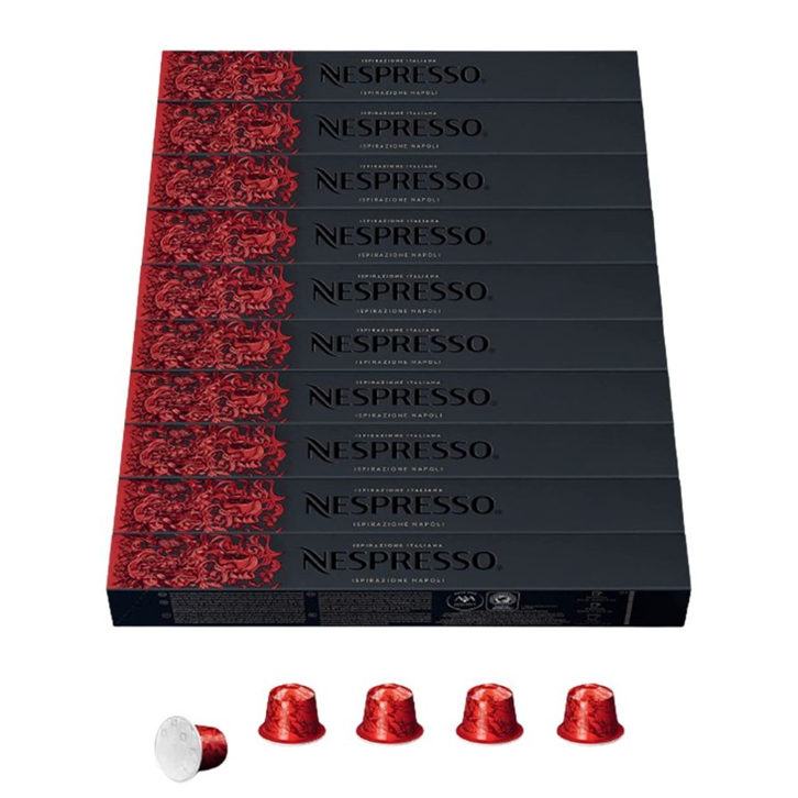Nespresso Ispirazione Napoli Ground Coffee 100 Capsules เนสเพรสโซ อิซปิราซิโอเน่ นาโปลี แคปซูล