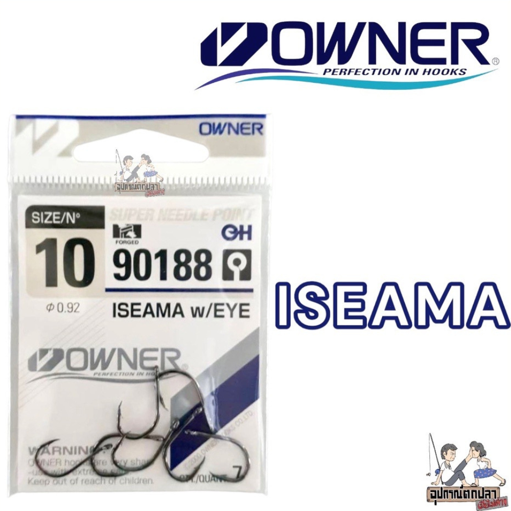 ตัวเบ็ด Owner Isama 90188 ทรง อิเซม่า มีห่วง