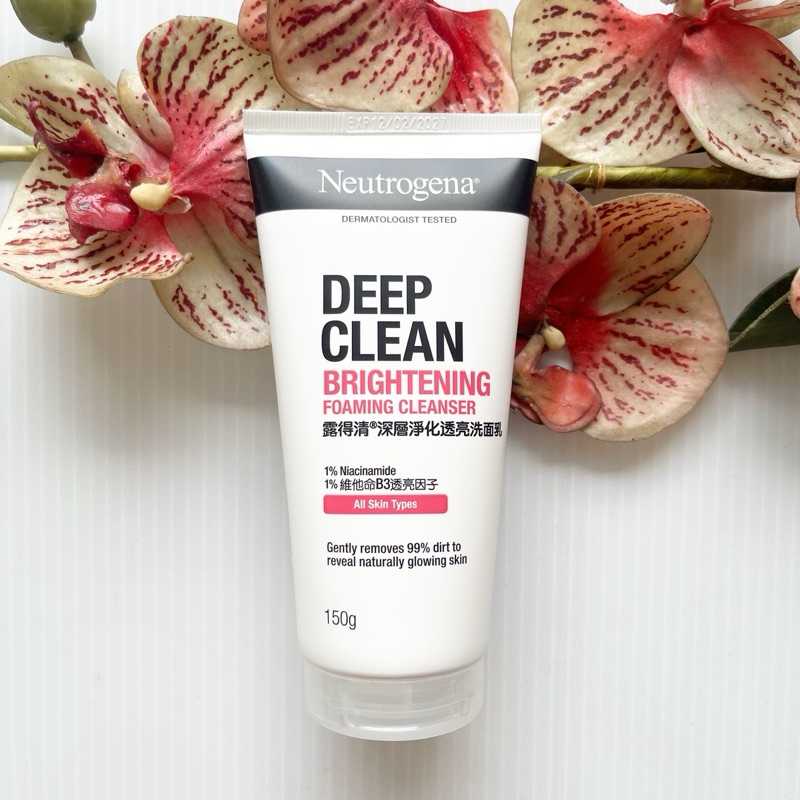 โฟมล้างหน้า  Neutrogena Deep Clean Brightening สีชมพู 100, 150 g