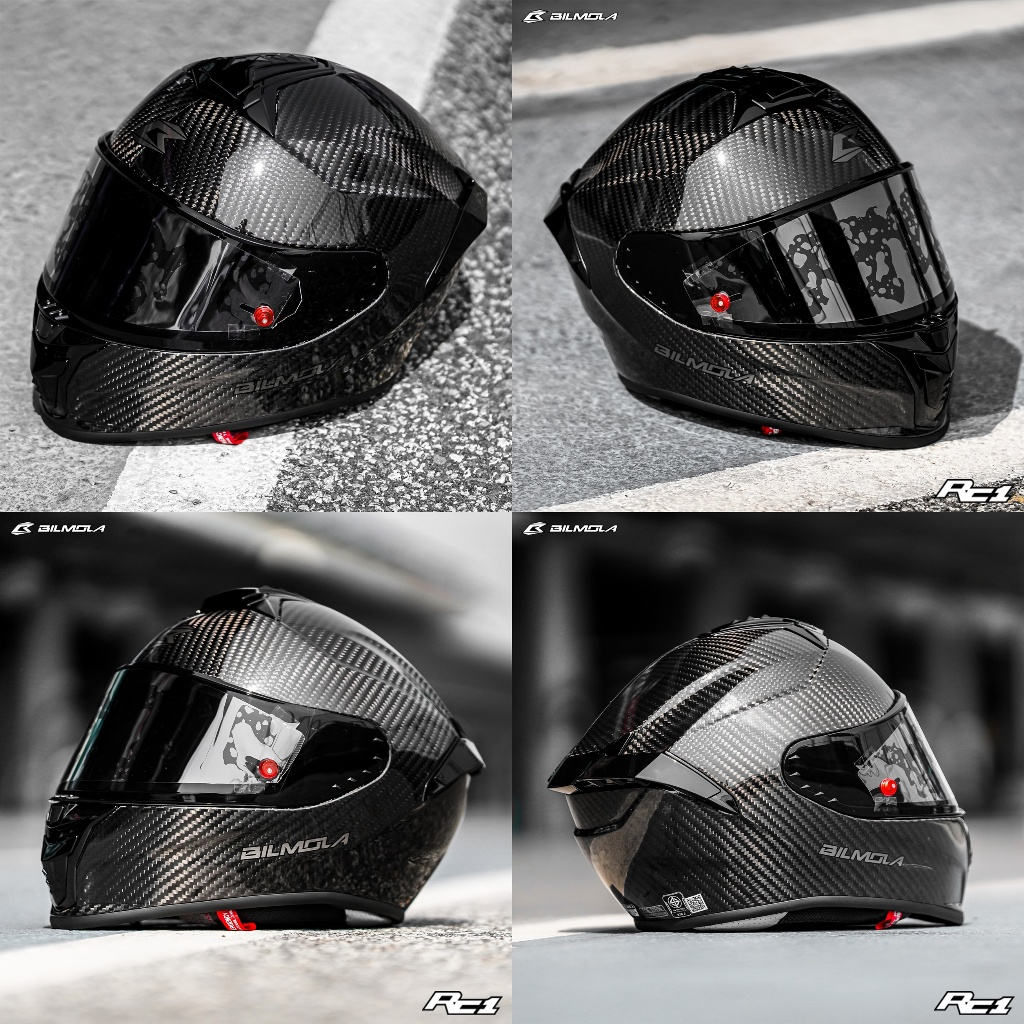 Bilmola RC-1 และรุ่น VERO หมวกกันน็อค Carbon มาตรฐานระดับโลก ECE.06 และ DOT,มอก 2557