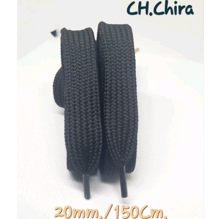 เชือกบวม เชือกอ้วน เชือกเส้นใหญ่ สีดำ 20mm./150 Cm.(1คู่=2เส้น)
