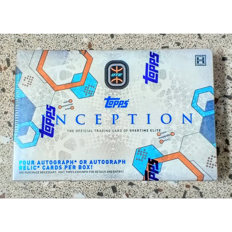 (Sealed Box) กล่องสุ่มลายเซ็นนักบาสเก็ตบอล TOPPS INCEPTION OVERTIME ELITE AUTOGRAPH BASKETBALL TRADI