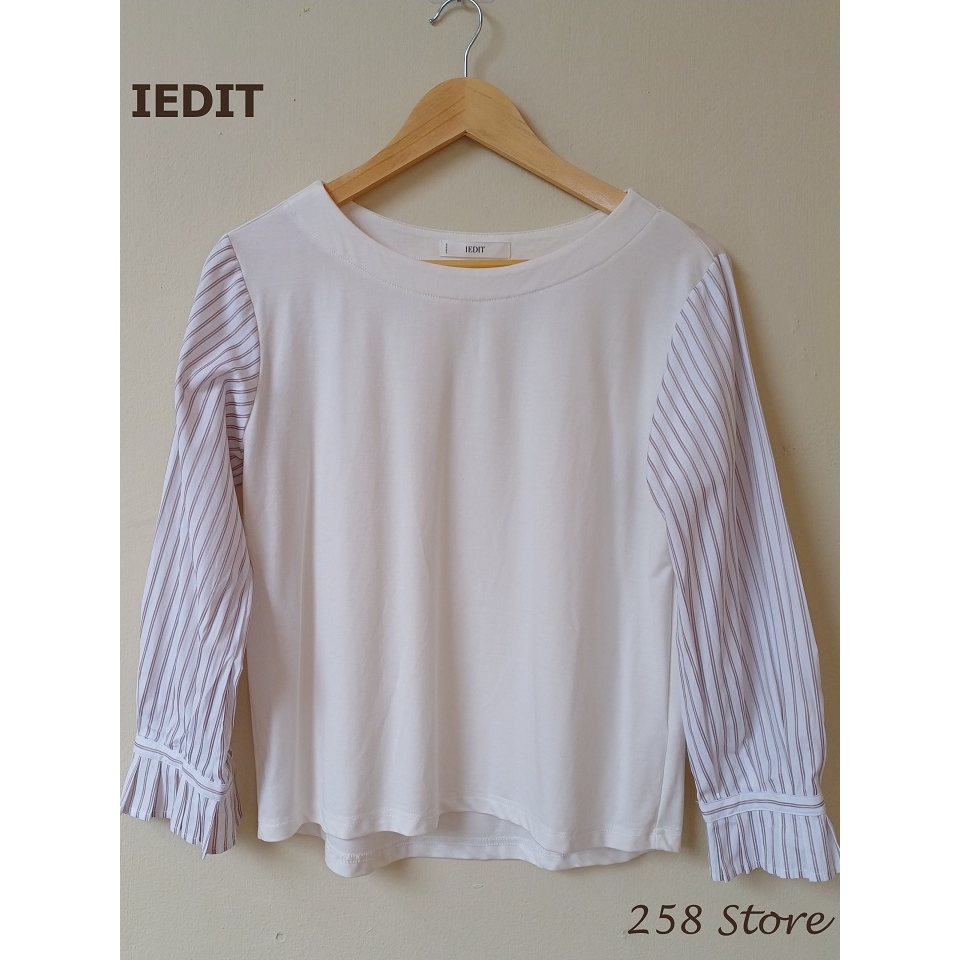 258 Store: เสื้อมือสอง IEDIT เสื้อเเฟชั่นผู้หญิง อก 38