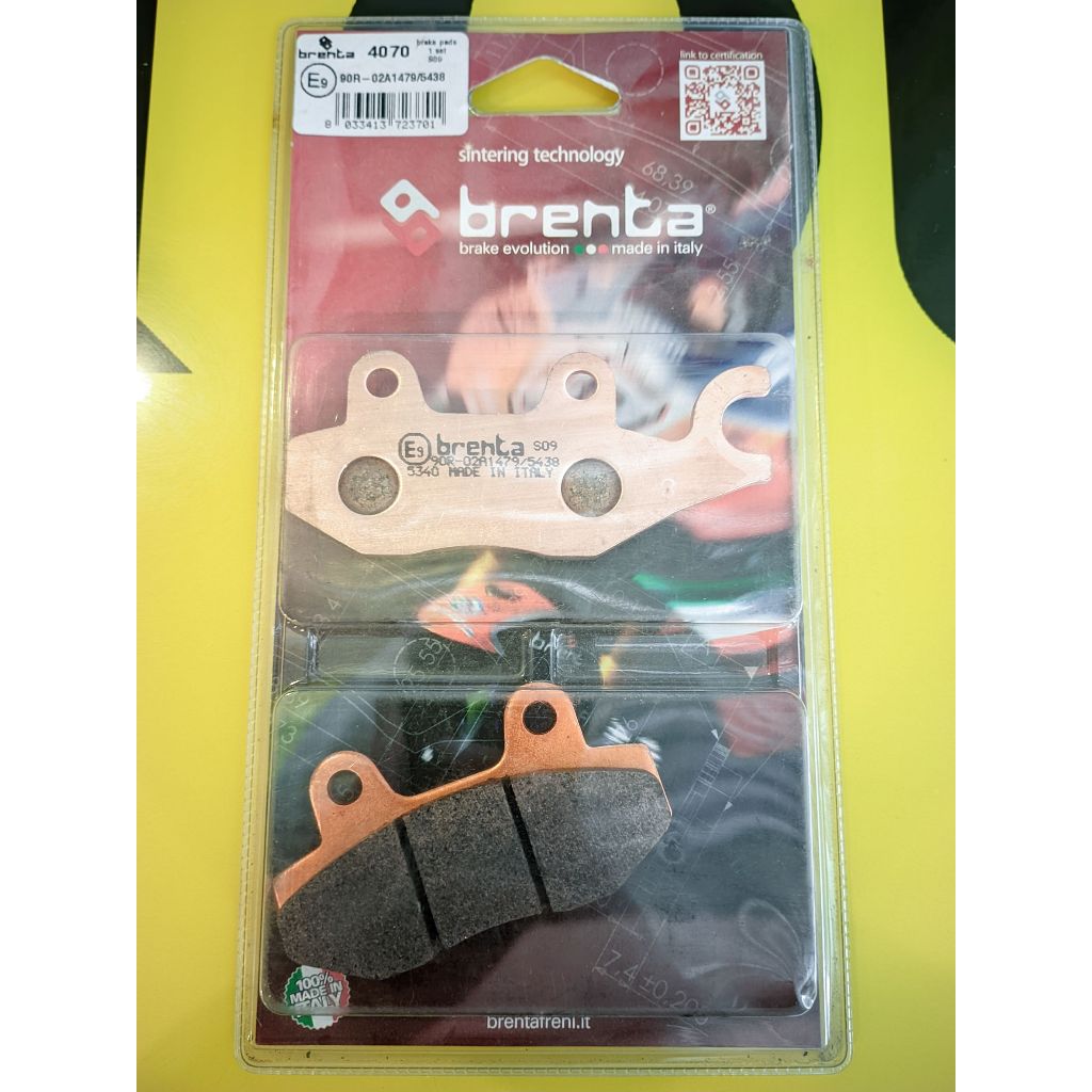 ผ้าเบรคหลัง Brenta T120/4070 สำหรับ Triumph T120