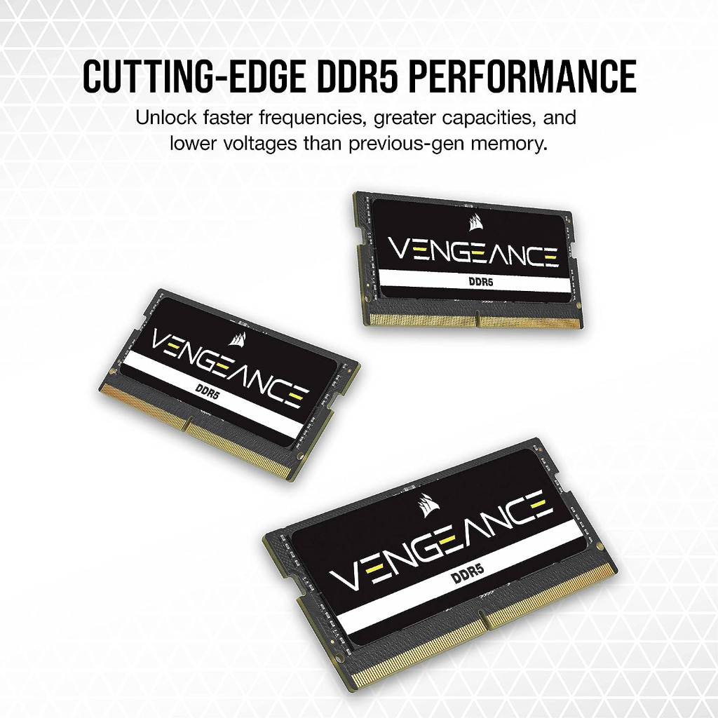 16GB (16GBx1) DDR5 4800MHz RAM NOTEBOOK (แรมโน้ตบุ๊ค) CORSAIR VENGEANCE (CMSX16GX5M1A4800C40