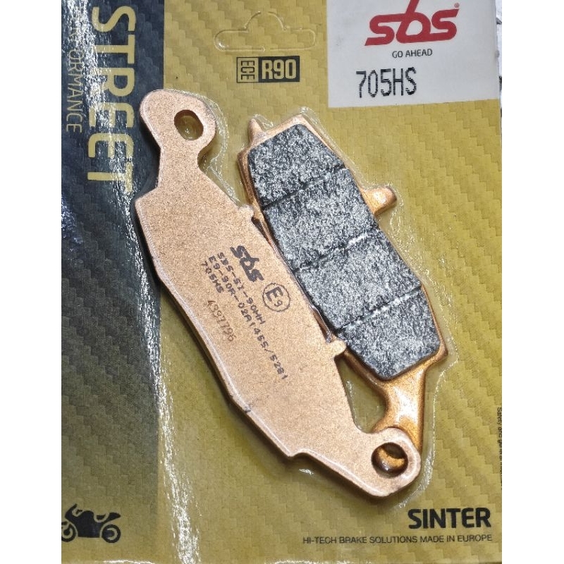 ผ้าเบรค sbs sinter  Vstrom 650