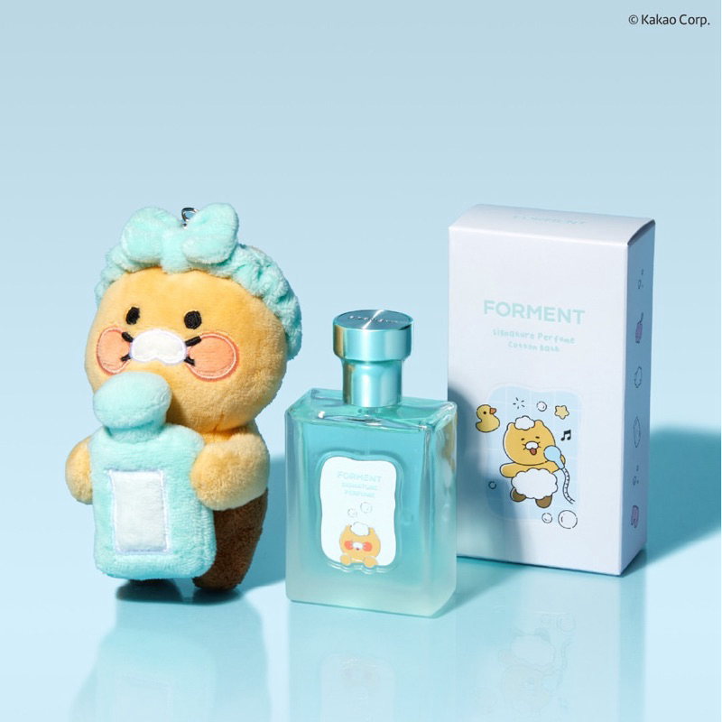 🛒พร้อมส่ง♡FORMENT X KAKAO FRIENDS  เซตน้ำหอม 2024 SUMMER LIMITED EDITION Cotton Bath Choonsik