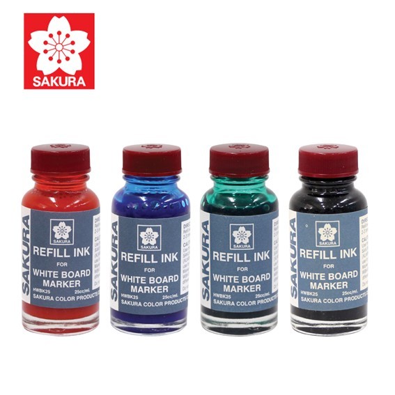 หมึกเติมปากกาไวท์บอร์ด SAKURA 25ซีซี (ราคาต่อ 1 ขวด)