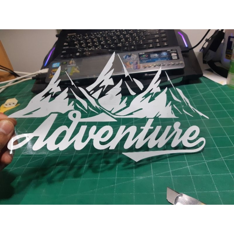สติ๊กเกอร์ติดกล่อง ปี๊บ บิ๊กไบร์ 💥  ลายภเขา Adventure v.3  งานตัด ประกอบ💯%🚀พร้อมส่งจร้า📮📮