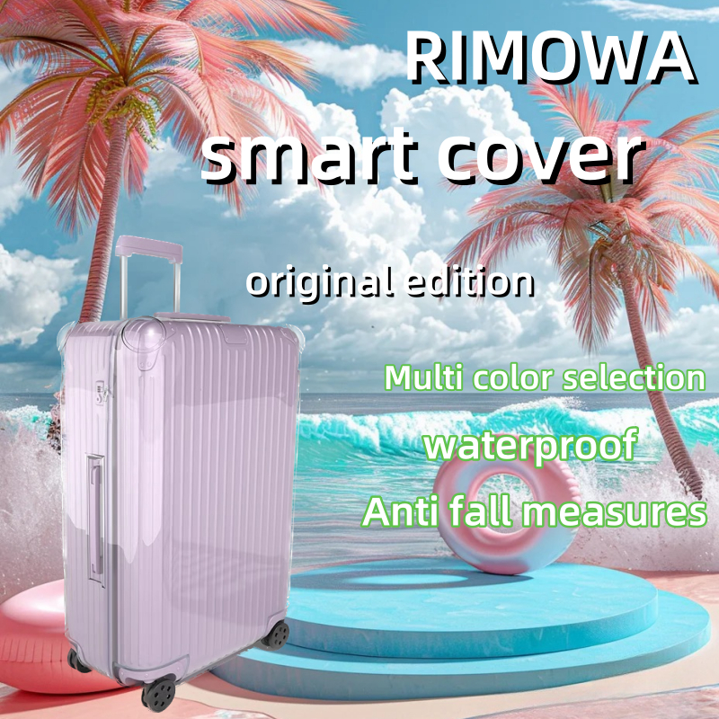 rimowa essential lite ฝาครอบป้องกันโปร่งใสกระเป๋าเดินทาง rimowa salsa ผ้าคลุมกระเป๋าเดินทาง ใสกันน้ำ