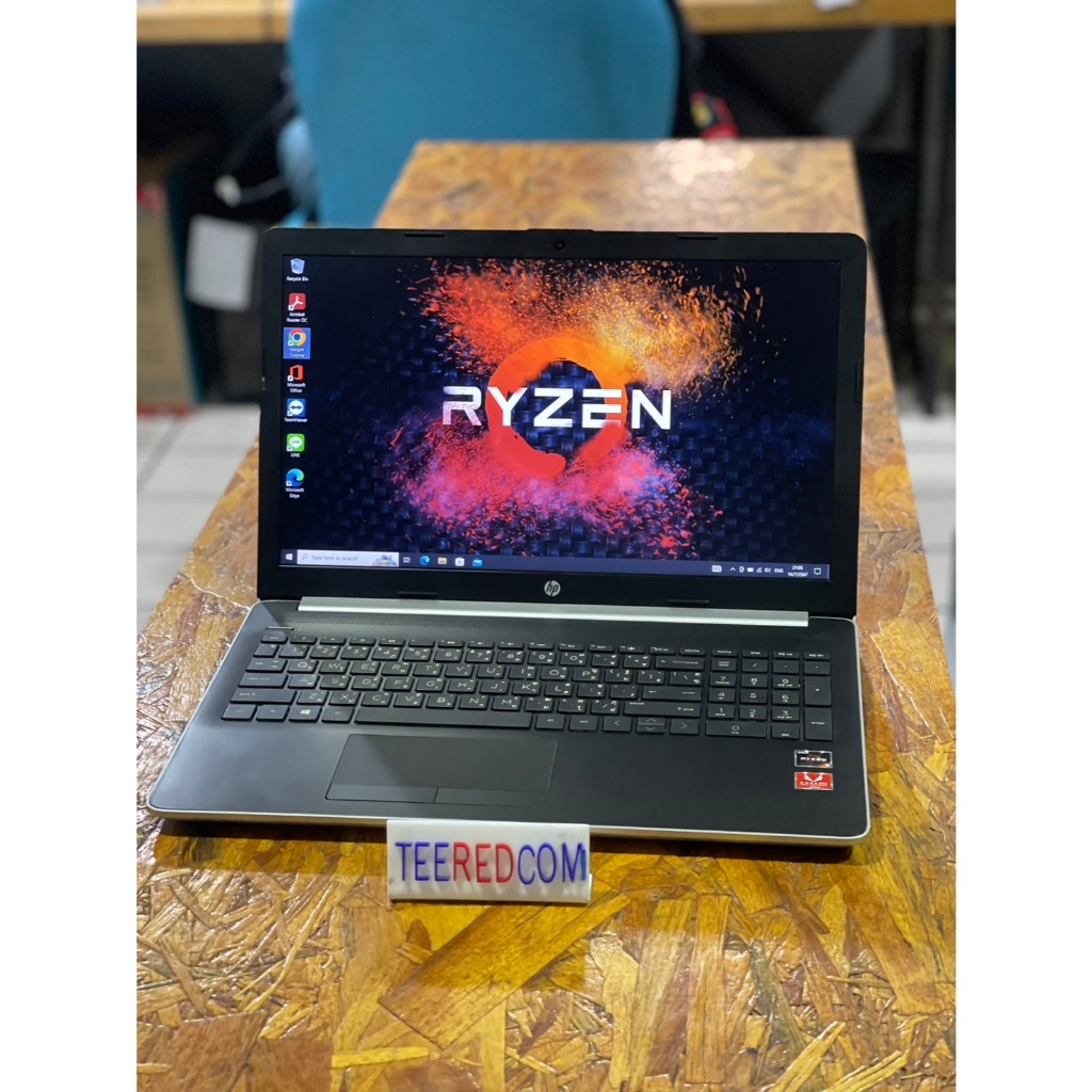 NOTEBOOK (โน้ตบุ๊ค) HP AMD Ryzen 5 2500U ram8GB/Ssd m.2Nvme 250 gb hdd 1TB +Adapter   15.6 inch full