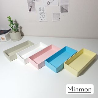 Minmon box (Long Box) กล่องใส่ปากกา กล่องใส่ดินสอ เครื่องเขี…