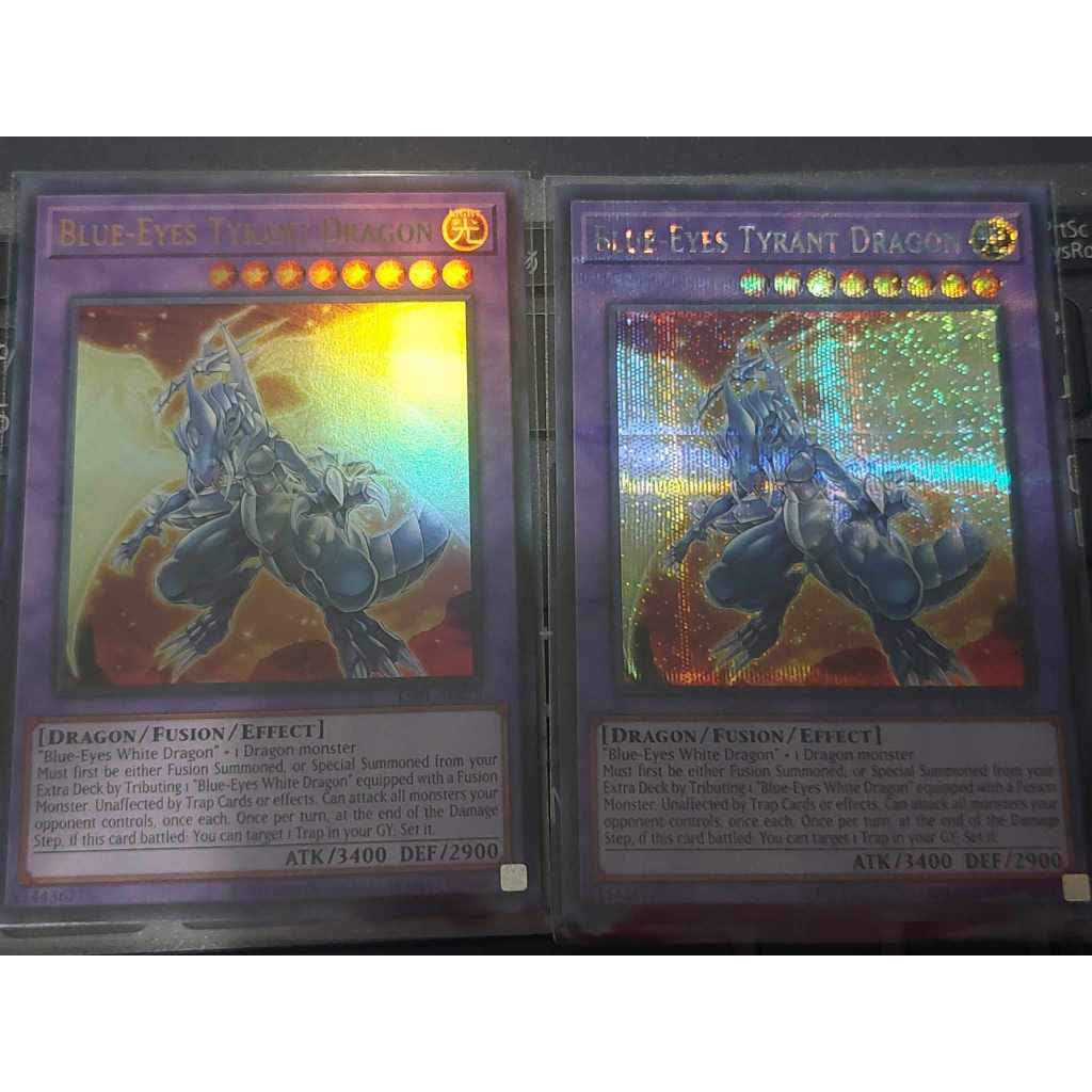 Yu-Gi-Oh Asia English: Blue-Eyes Tyrant Dragon ES01-AE023 การ์ดยูกิภาษาอังกฤษของแท้