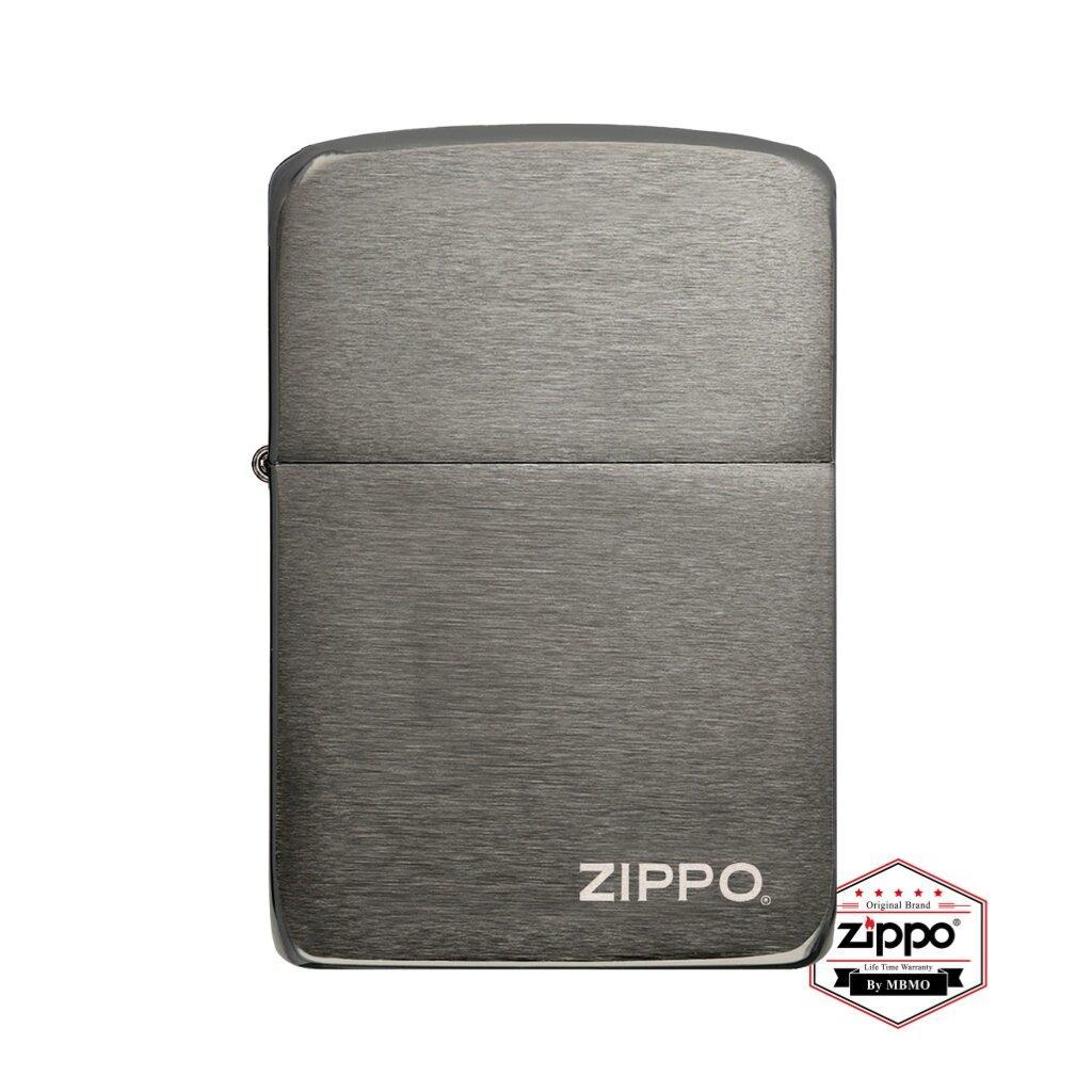 ไฟแช็ก Zippo รุ่น 24485 1941 Replica Black Ice® Laser Engrave (with Zippo logo) ของแท้ 100% รับประกั