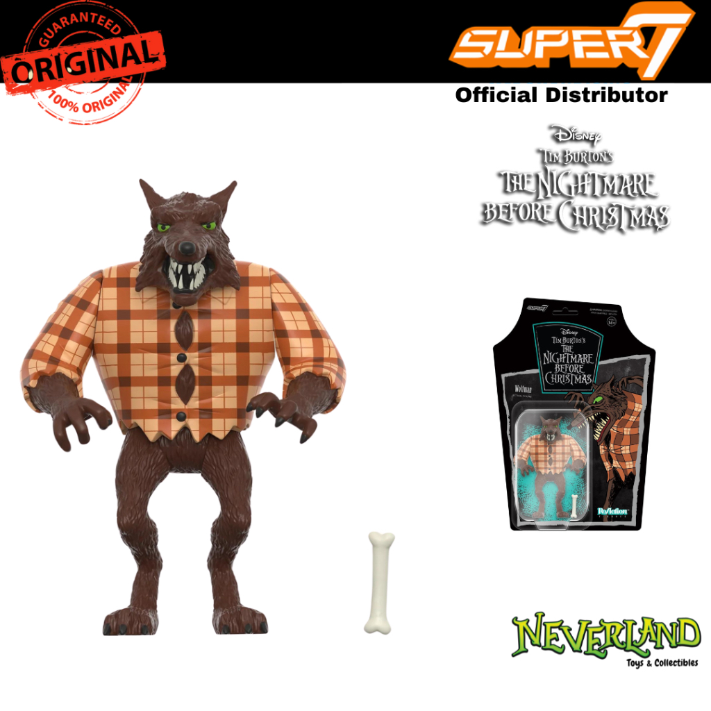 Super7 Nightmare Before Christmas Wolfman Wave 2 Reaction Figure