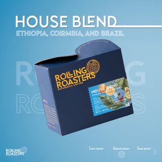 Rolling Roasters เมล็ดกาแฟคั่วกลาง HOUSE BLEND - ขนาด 200g