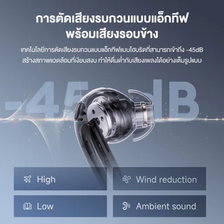 Edifier W260NC TWS หูฟังบลูทูธ ANC เสียงความละเอียดสูงได้รับการรับรองไร้สายและ LDAC IP54