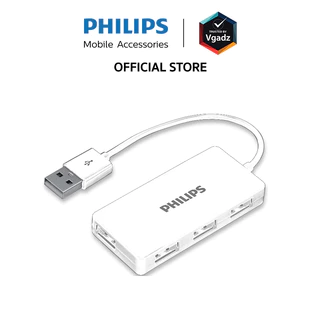 Philips - อุปกรณ์เชื่อมต่อ Port USB รุ่น 4 in 1 Hub