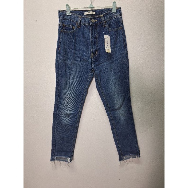 กางเกงยีนส์ grl size s มือสอง #b739
