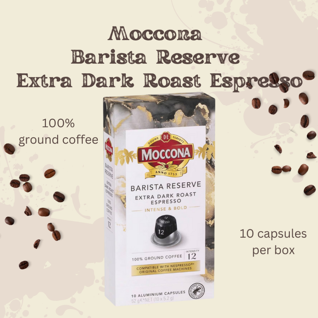 🔥หอม เข้มม!! MOCCONA Barista Reserve Coffee Capsule ☕️ มอคโคน่า กาแฟแคปซูล ชงกับเครื่อง Nespresso
