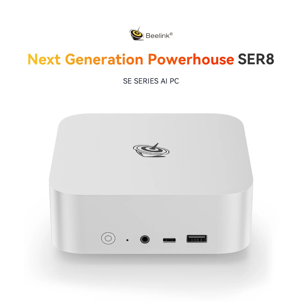 คอมพิวเตอร์แบบ mini-PC Beelink SER8 AMD Ryzen 7 8845HS  8 Cores/16 Threads Frequency up to 5.1GHz