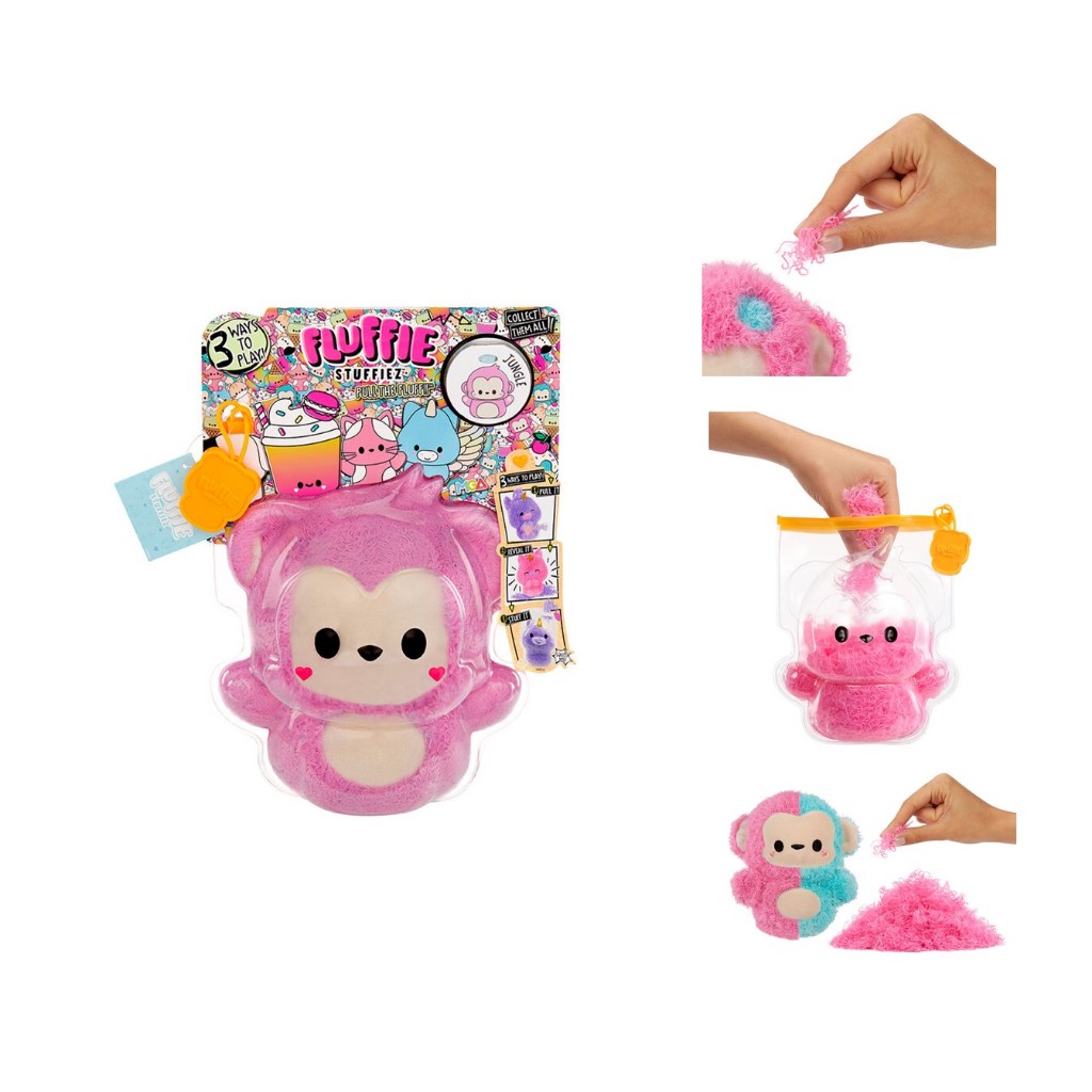 MGA(เอ็มจีเอ) Fluffie Stuffiez Small Plush - Monkey รหัส LLF511670