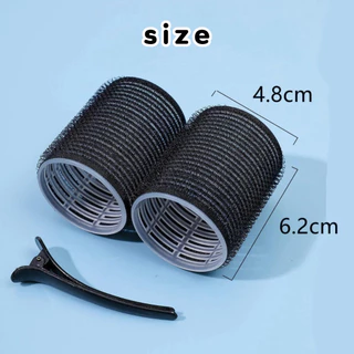 HR-022 โรลม้วนผม พร้อมกิ๊บหนีบ 4cm เซต 12 ชิ้น มีครบทุกสี | 4cm Hair Roller Set 12 pcs (พร้อมส่งในไทย)