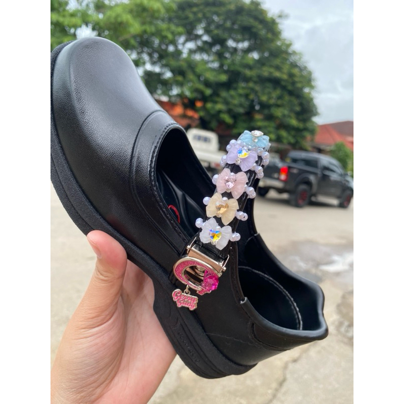 สายรัดรองเท้านักเรียน เจ้าหญิง อลังการ หรูหรา