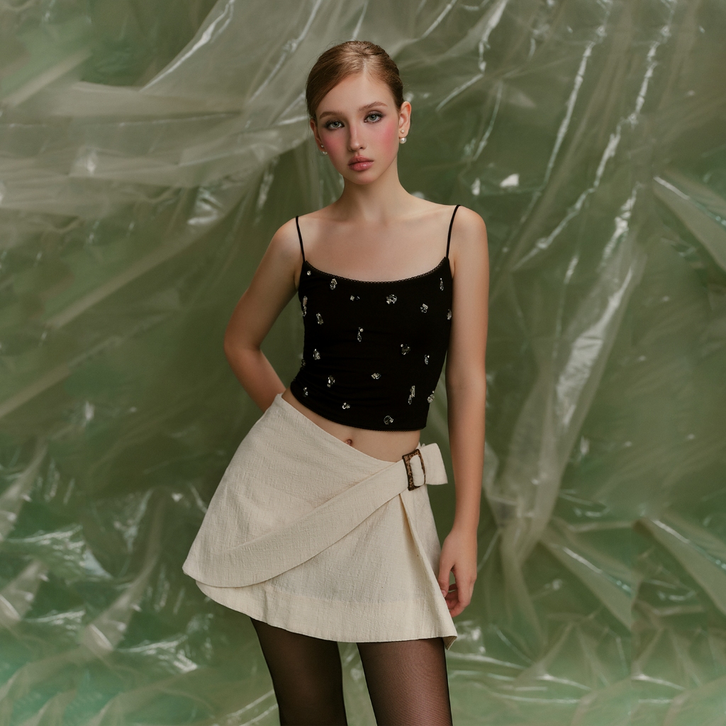 Maven เสื้อ รุ่น Mary Black Top