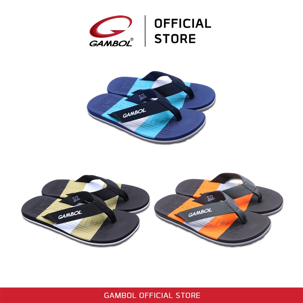 GAMBOL แกมโบล รองเท้าแตะแบบหนีบชายหญิง รุ่น GM11442 / GW11442 Size 36-44