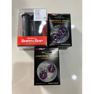 ปลอกแฮนด์Daytona แท้ & ปลายแฮนด์Giorno & อุดกระจกจีออโน่ kamuii ปลอกมือ อุดปลายแฮนด์ ปิดกระจกGiorno+
