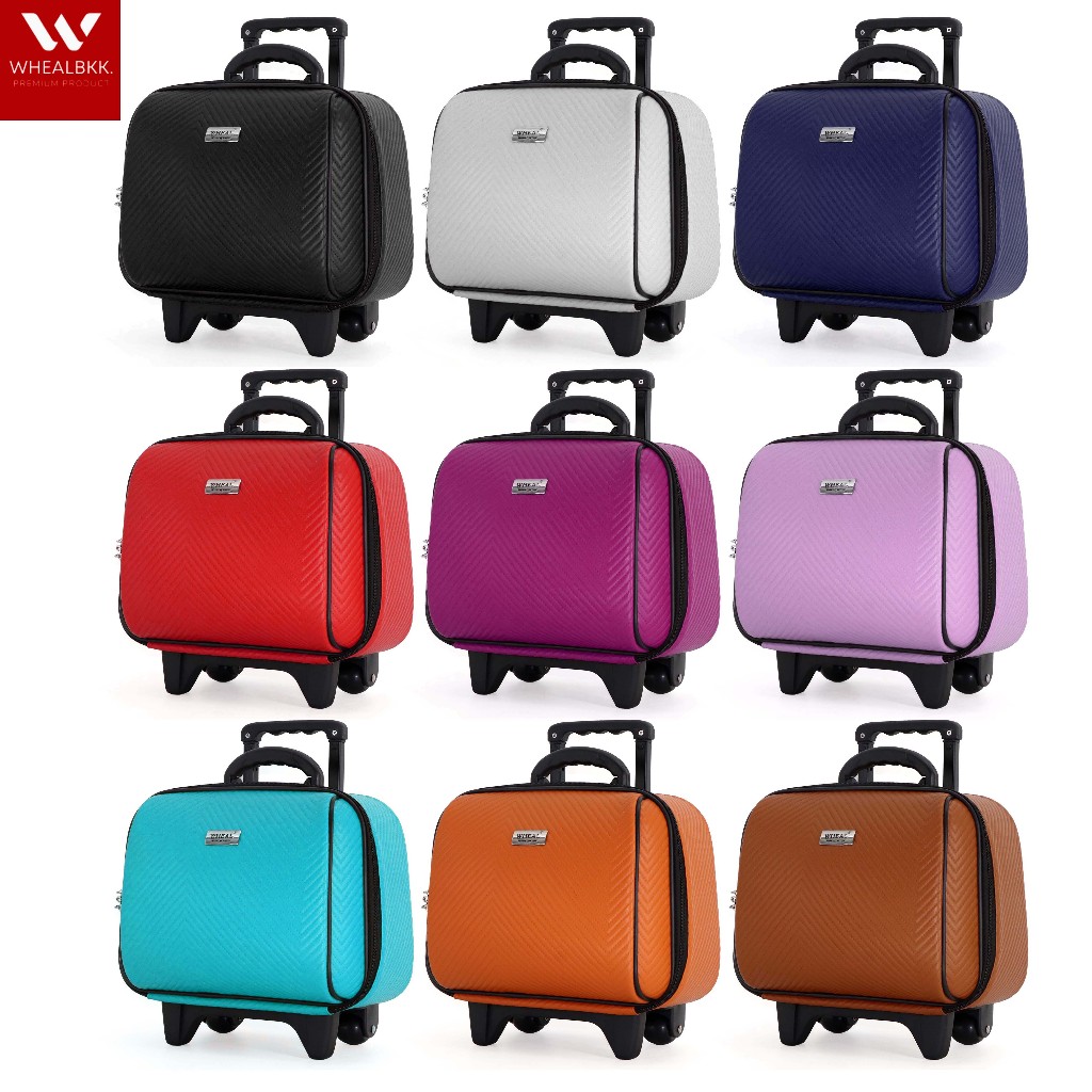wheal bkk กระเป๋าเดินทาง กระเป๋าล้อลาก ระบบรหัสล๊อค ขนาด 14 นิ้ว ขนาดกระทัดรัด (กระเป๋าขนาดเล็ก น่าร