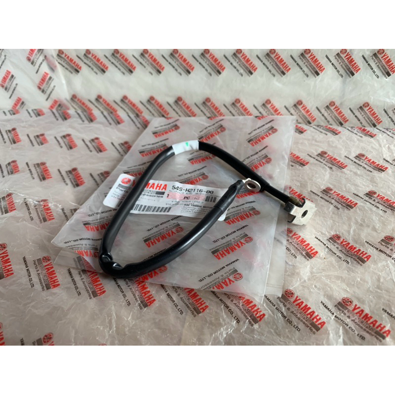 BB9-H2116-00 ชุดสายไฟขั้วลบ แท้ศูนย์ สำหรับรถมอเตอร์ไซค์ YAMAHA Mio 115i , Fino 115i , TTX และ Fino 125i
