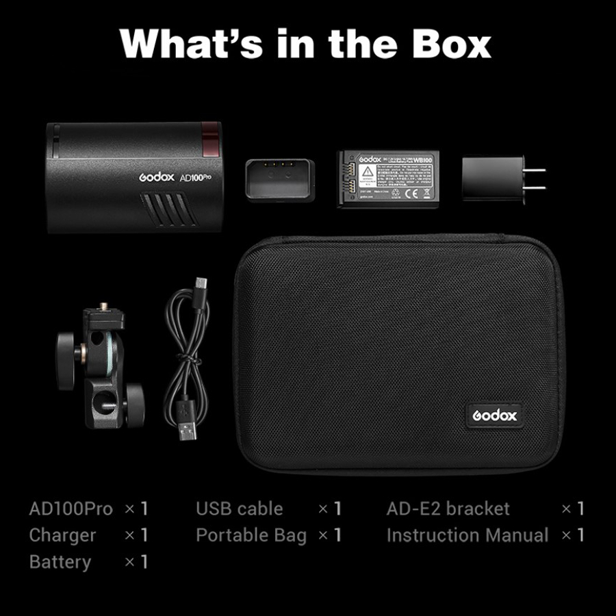 GODOX AD100Pro Pocket Studio Flash Light