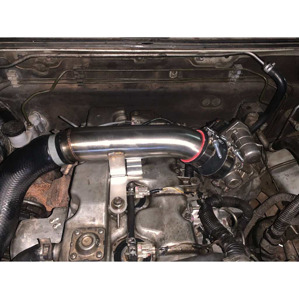 ท่อข้ามเครื่อง ท่อปากไอดี งานดัด CNC Isuzu D-max / Chevrolet 2005-2012 อีชูชุ ดีแม็ก / เชฟโรเลต 2005-2012 ***วัสดุเป็นสแ