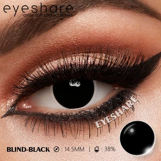 {COD}-Eyeshare คอนแทคเลนส์คอสเพลย์ 1 คู่ 14.5 มม.ฮาโลวีนคอนแทคเลนส์สีขาวบริสุทธิ์ตาข่ายสีแดงบริสุทธิ์คอสเพลย์เลนส์นุ่ม