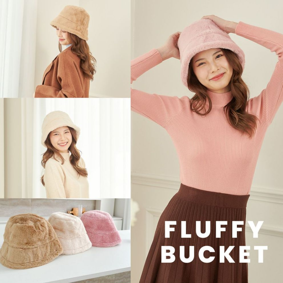 Coatmatter - Fluffy bucket หมวกบักเก็ต