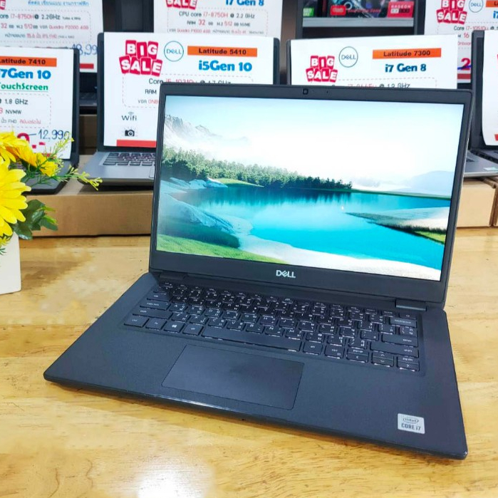 Notebook DELL Latitude 3410 i5-10210u Gen10 RAM 16Gb - 8GB / M.2 256GB/ หน้าจอ 14" FHD คีย์บอร์ดไฟ เ