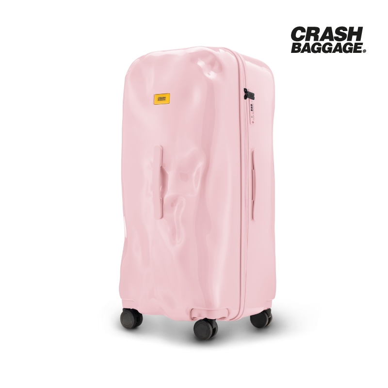 CRASH BAGGAGE กระเป๋าเดินทาง รุ่น TRUNK สีชมพูพาสเทล ขนาด 31.4"
