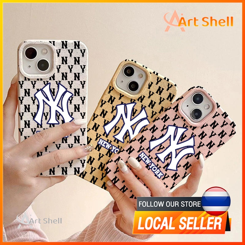 ส่งจากไทยเคส iphone 7P 8P 11 13 14 Pro Max กล้องป้องกันมิตรกับสิ่งแวดล้อมกันกระแทกดอก นิวยอร์ก