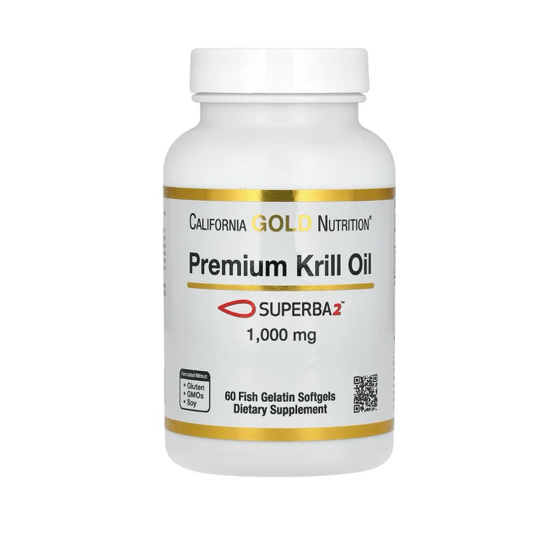 น้ำมันคริล, Antarctic Krill Oil 500mg หรือ 1000mg 30 หรือ 60 หรือ 120 Softgels