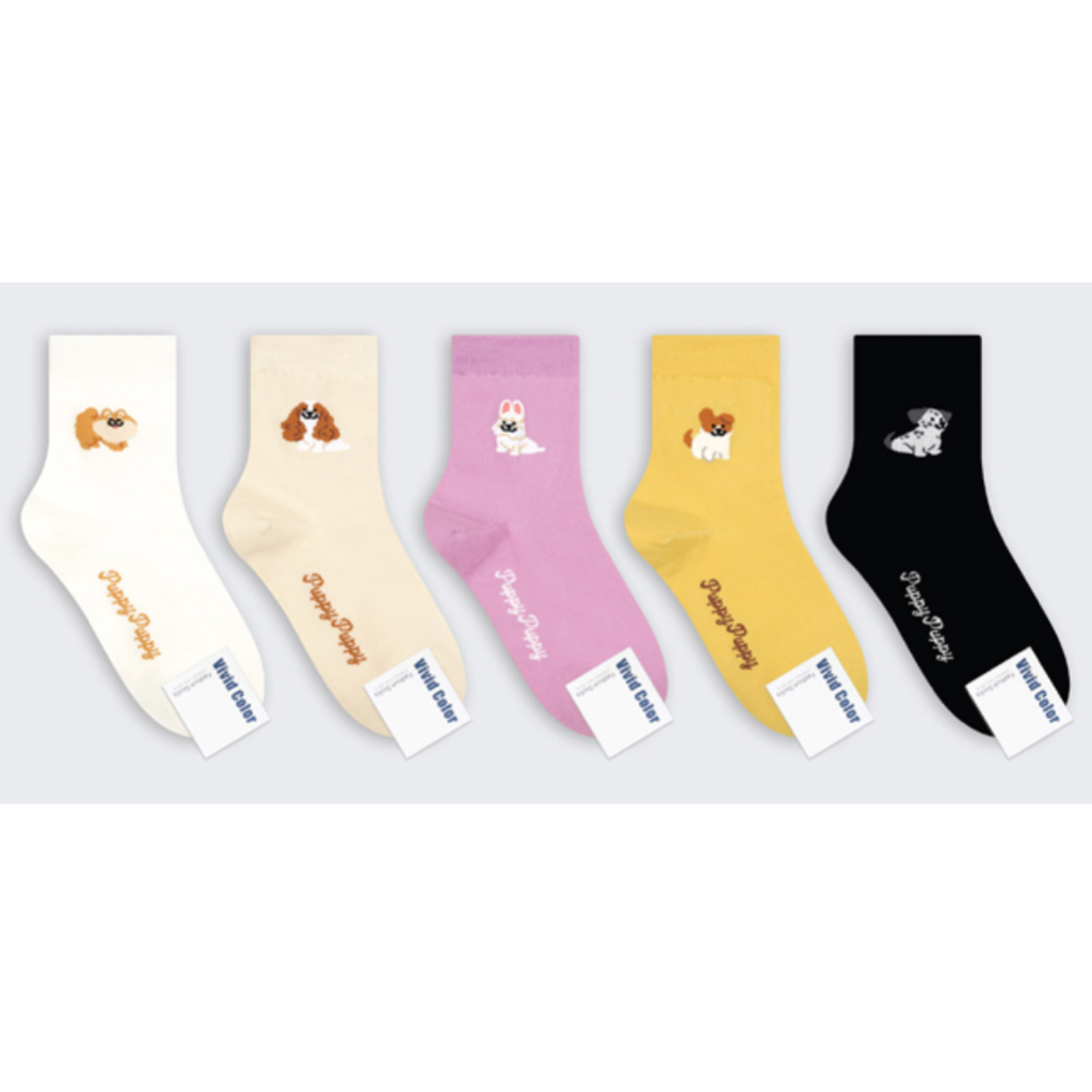 Puppy Puppy socks🐶 (made in Korea)