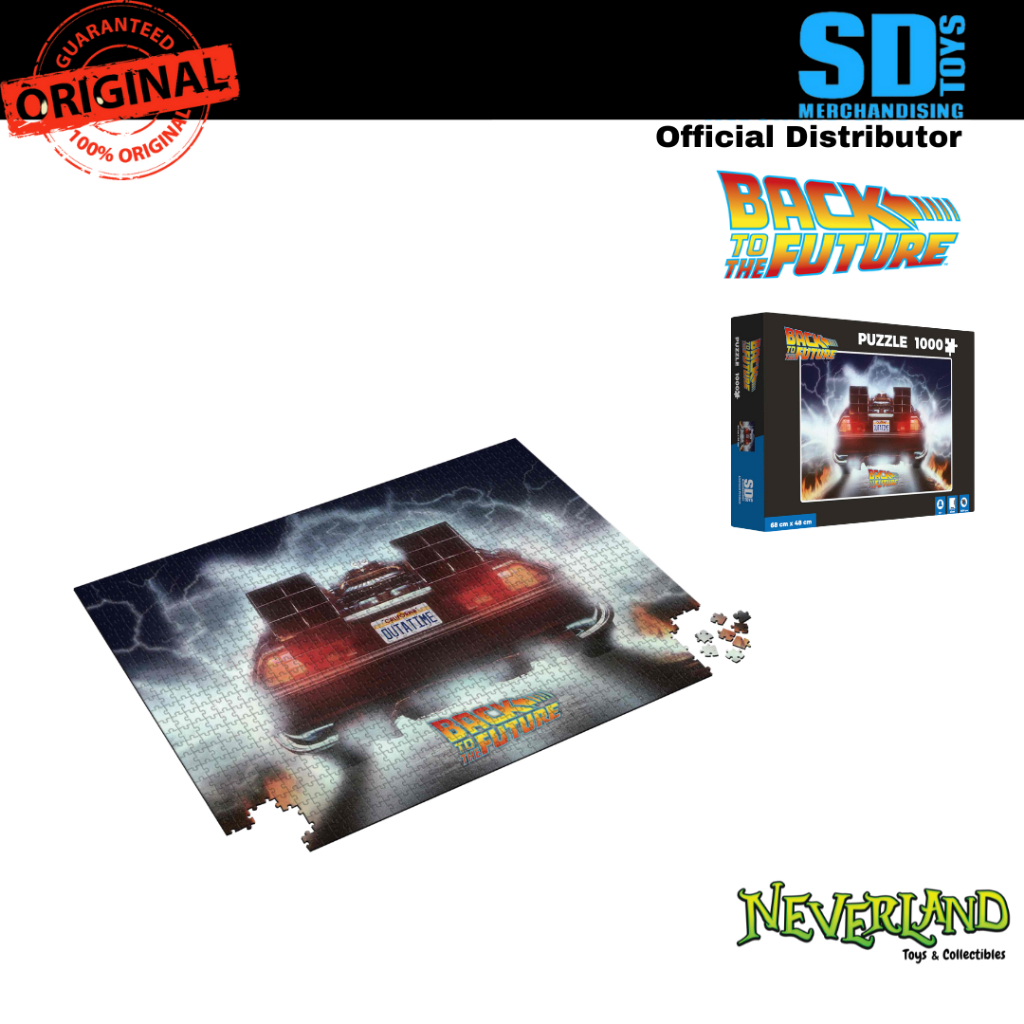 SD Toys Back to the Future Delorean Outta Time Puzzle 1000 Pieces