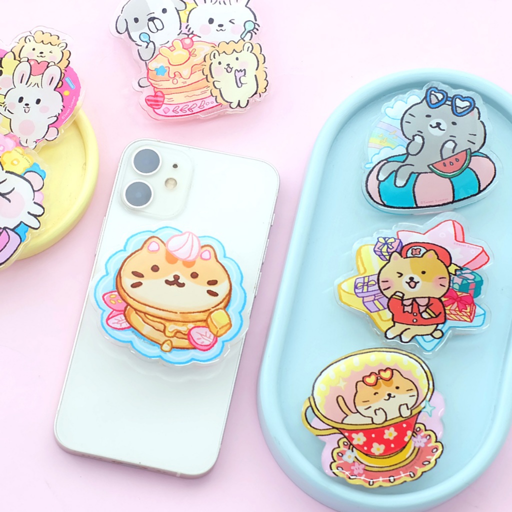 สวีทซัมเมอร์ : Griptok Acrylic ที่ติดโทรศัพท์ : มีทั้งหมด 7 ลาย