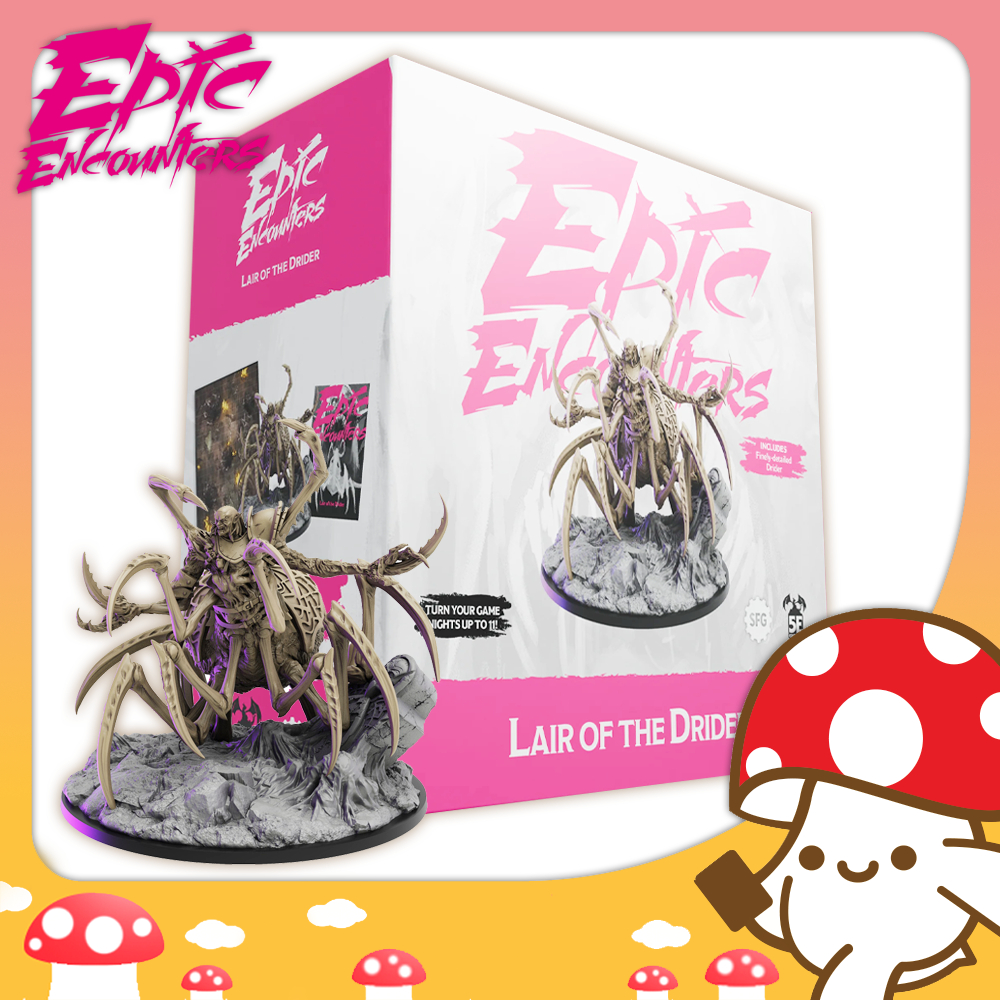 Epic Encounters : Lair of the Drider จาก Kinoko Card Game Shop | Dungeons and Dragons DND D&D TRPG