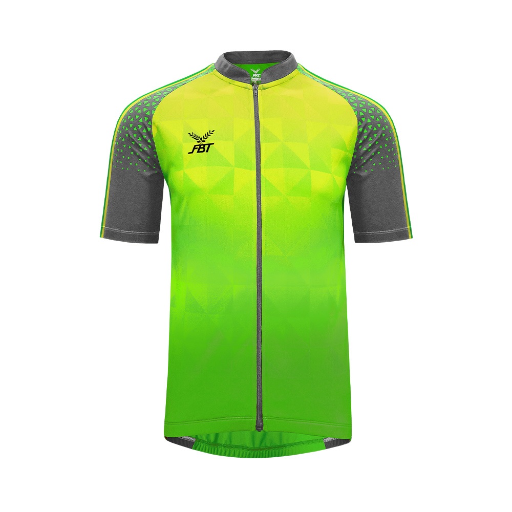 FBT เสื้อจักรยาน ซิปด้านหน้า พร้อมกระเป๋าหลัง รหัส 12630