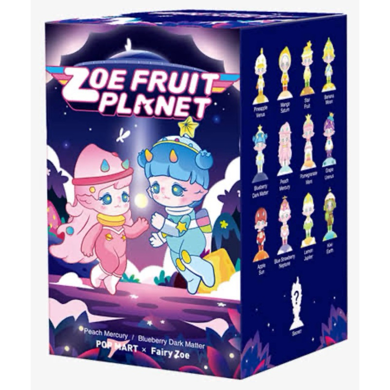 (พร้อมส่งแบบระบุตัว) POPMART Zoe Fruit Planet Series