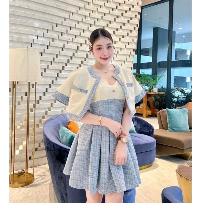 Crystals Brand Premium set เดรสออกงาน ชุดดินเนอร์