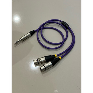 สายTRS1-XLRเมียLR ช่วงy1-5.เมตรyจากโรงงานทำจากสายชีลสเตอริโอ…